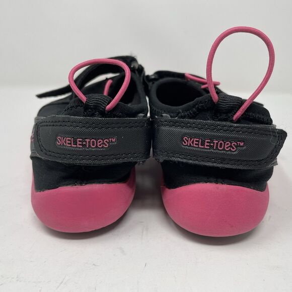 Fila Skele-Toes Women's EZ Slide Drainage Sandal Water Shoes Pink Black Size 7 - Picture 6 of 9